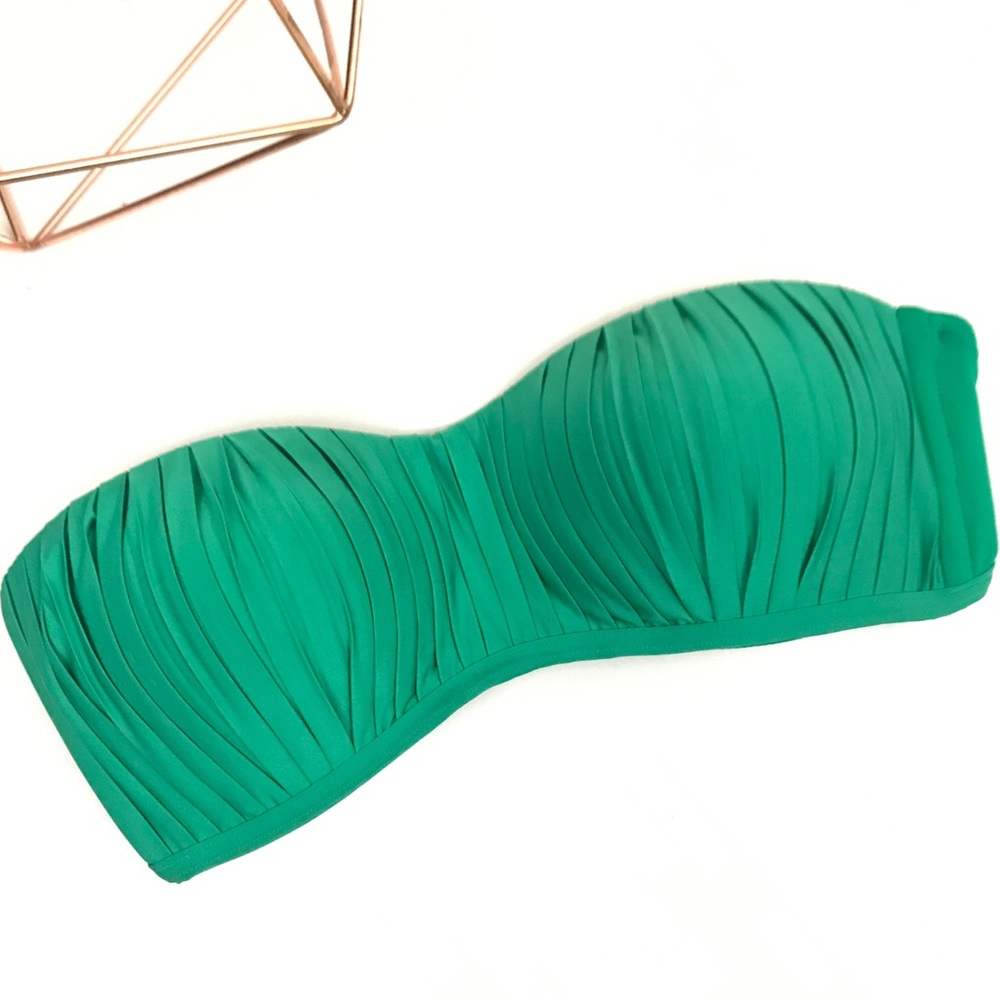 Seafolly | pleated goddess bandeau bustier